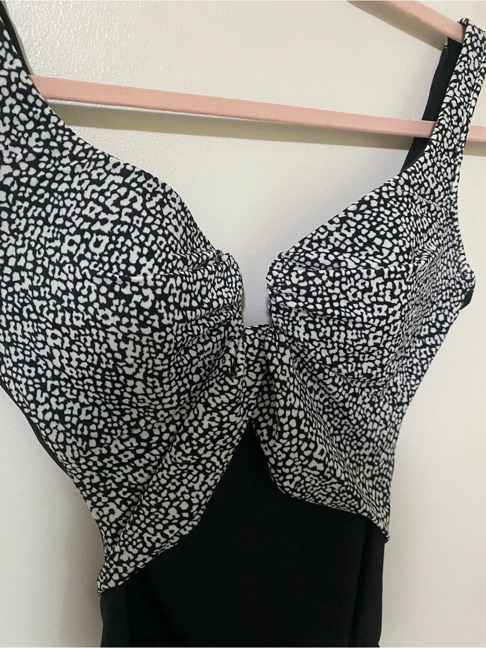 Miraclesuit Black and White One-Piece Swimsuit
